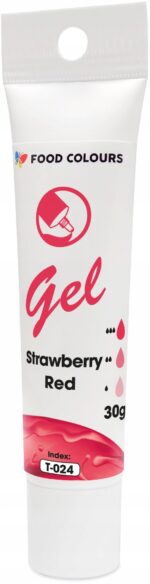BARWNIK W ŻELU TRUSKAWKOWY 30g - obrazek 2