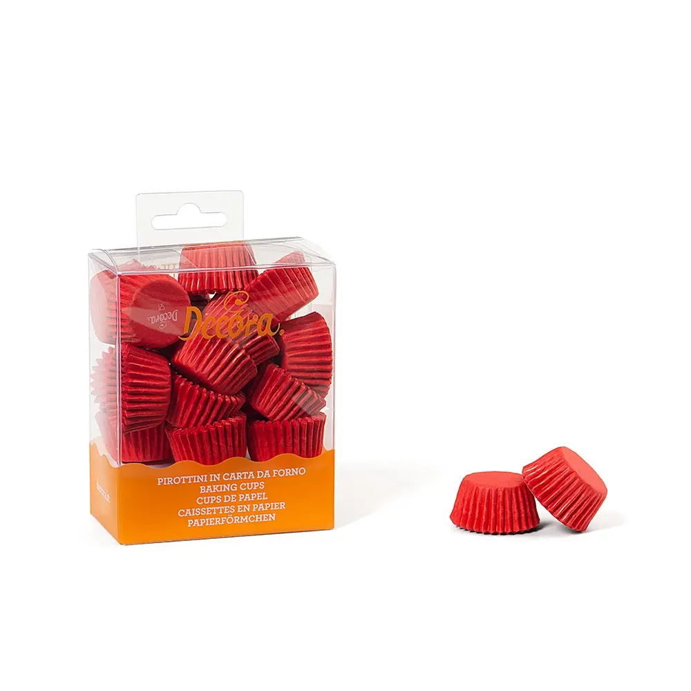 Mini-Papilotki-Czerwone-200-szt.-Decora MINI PAPILOTKI CZERWONE 200 SZT. - obrazek 1