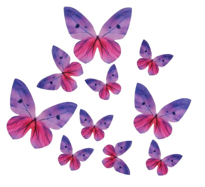 43e2e5516e88e5ef36092f8a124fbc8b MOTYLE WAFLOWE FIOLETOWE 10 SZT. - obrazek 1