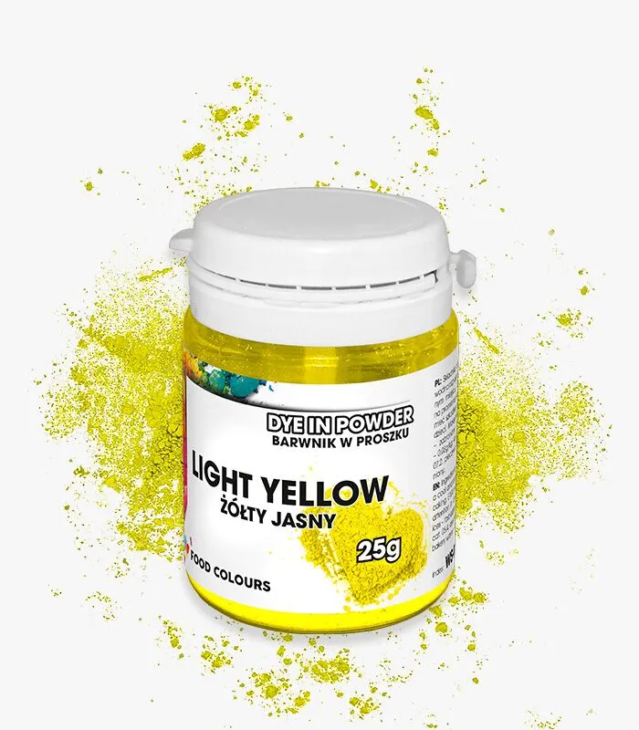 5902768812848 BARWNIK W PROSZKU ŻÓŁTY JASNY 25g - obrazek 1