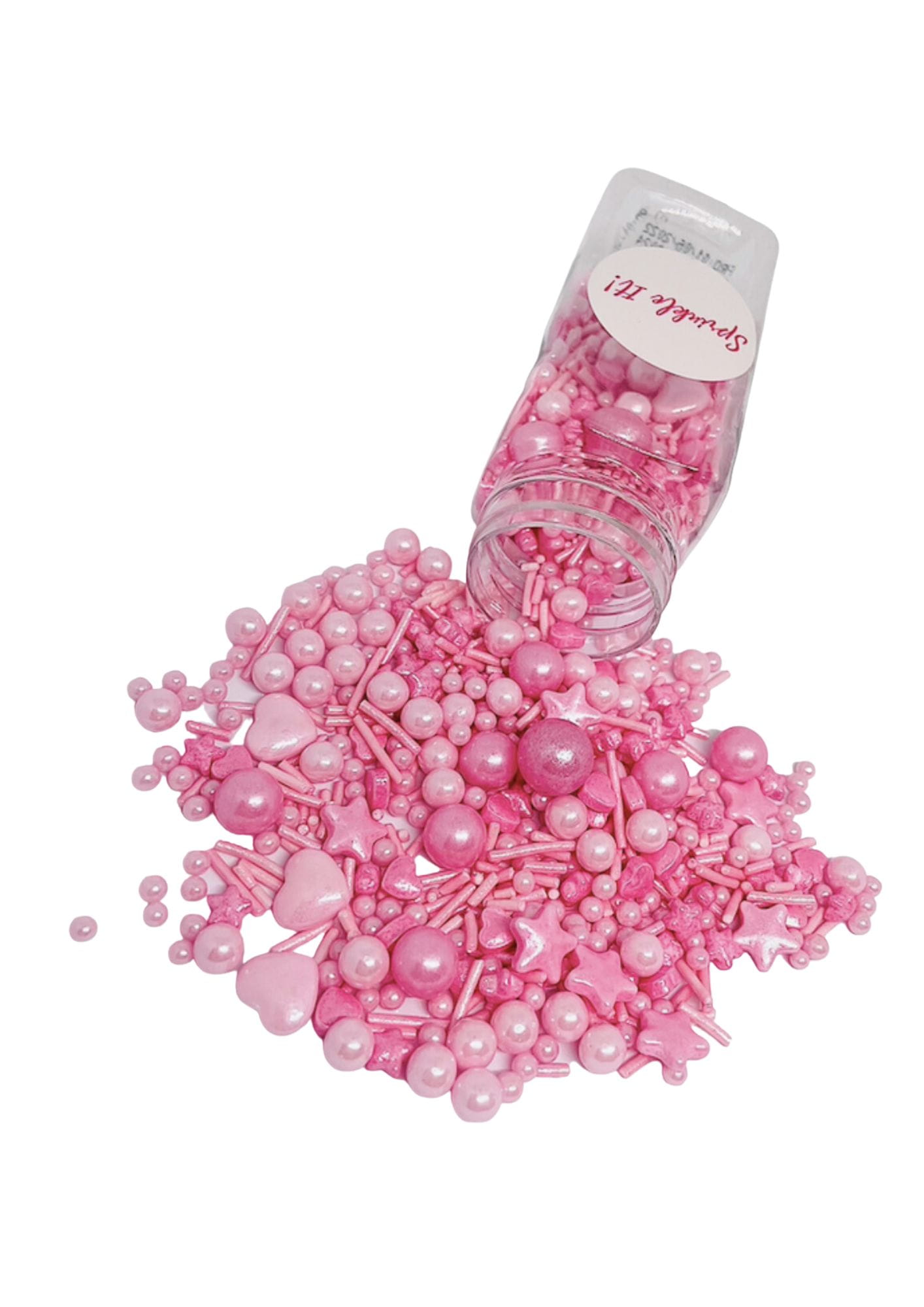 5904921491549 POSYPKA CUKROWA SPRINKLE IT! - HELLO PINK 100g - obrazek 1