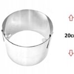 RANT REGULOWANY OKRĄGŁY H20CM Z PODZIAŁKĄ reg 14-20cm