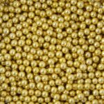 POSYPKA CUKROWA 50G PEREŁKI ZŁOTE 5MM