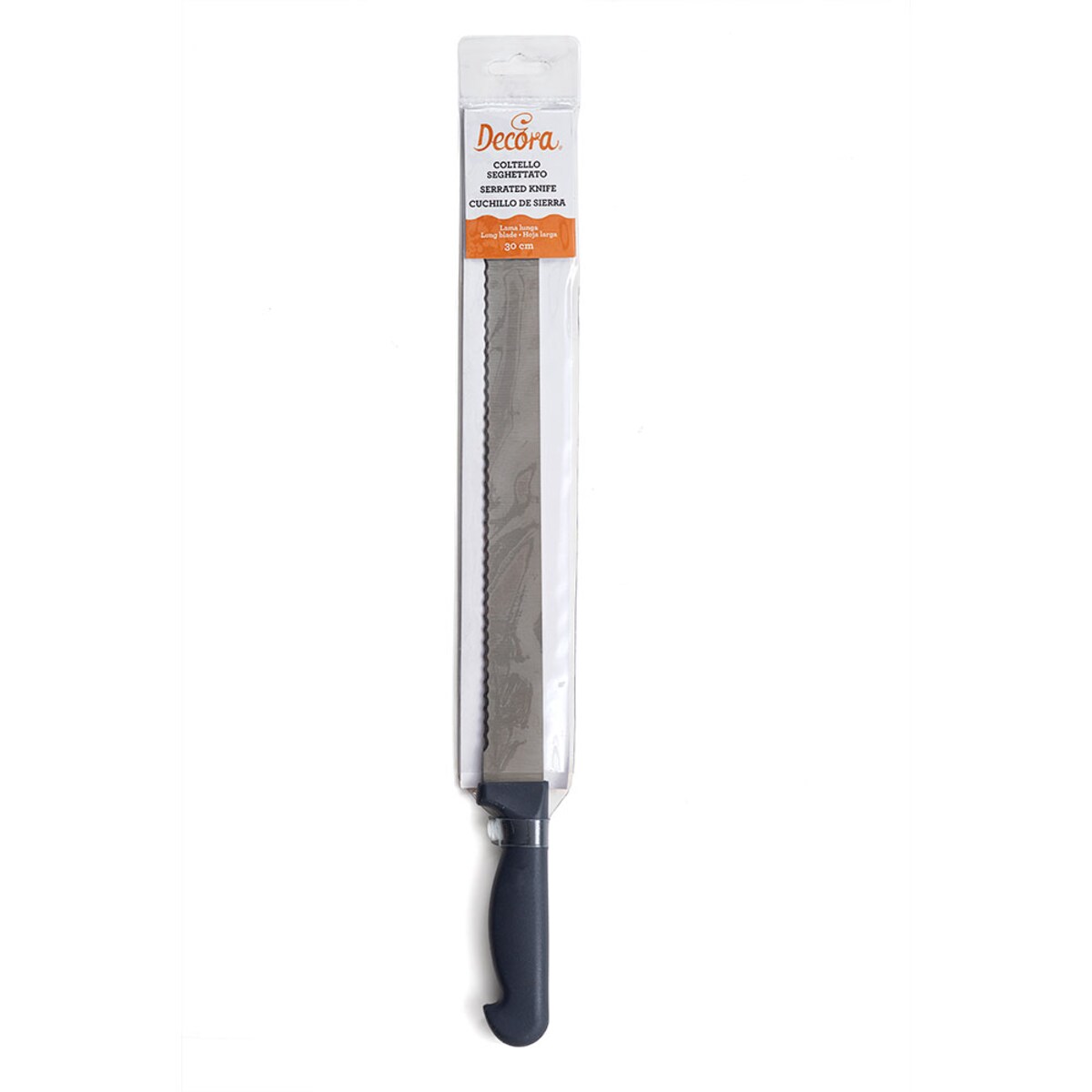 9370d70269273f36 NÓŻ DO CIAST BISZKOPTU 30CM DECORA - obrazek 1
