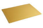 PODKŁAD KARBOWANY ZŁOTY 30X40X3MM