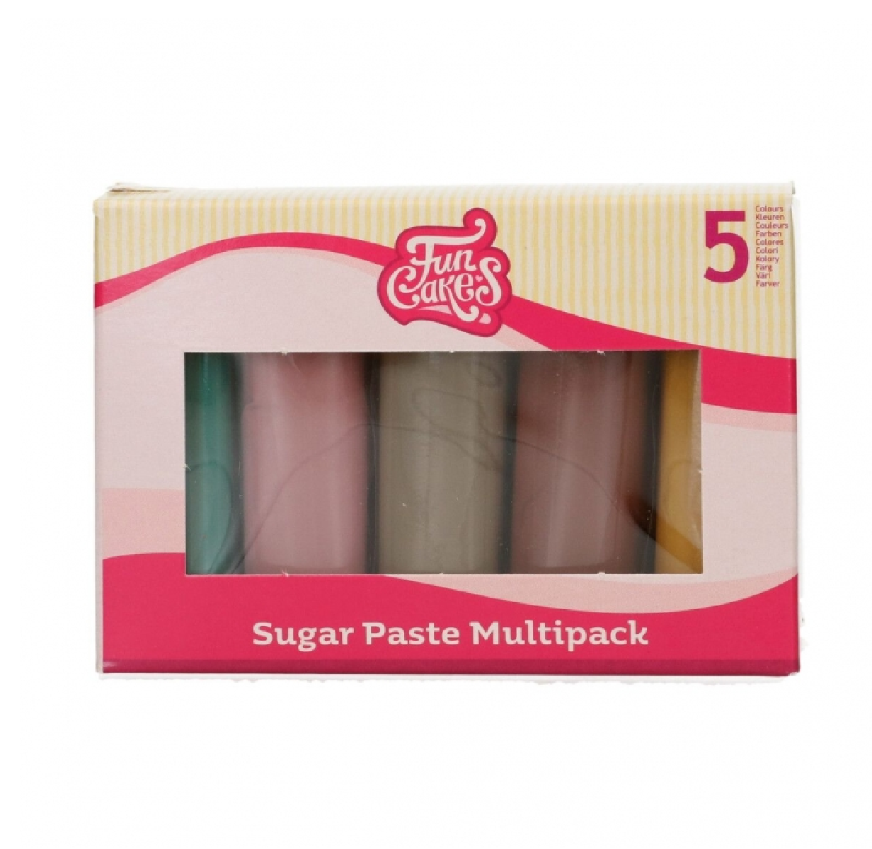 Bez tytułu FUN CAKES MASA CUKROWA SHIMMERING GARDEN 5X100g - obrazek 1