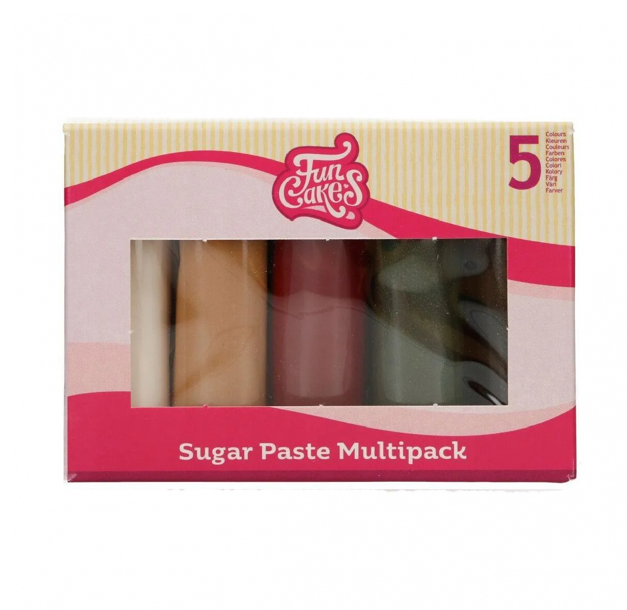 Bez tytułu FUN CAKES MASA CUKROWA SPARKLING PALETTE 5X100g - obrazek 1