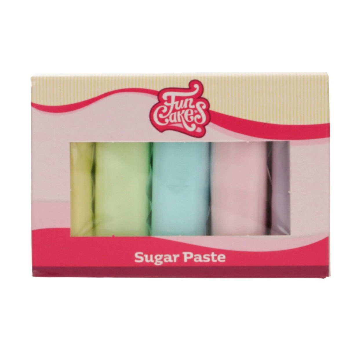 Bez tytułu FUN CAKES MASA CUKROWA PASTEL COLOUR 5X100g - obrazek 1