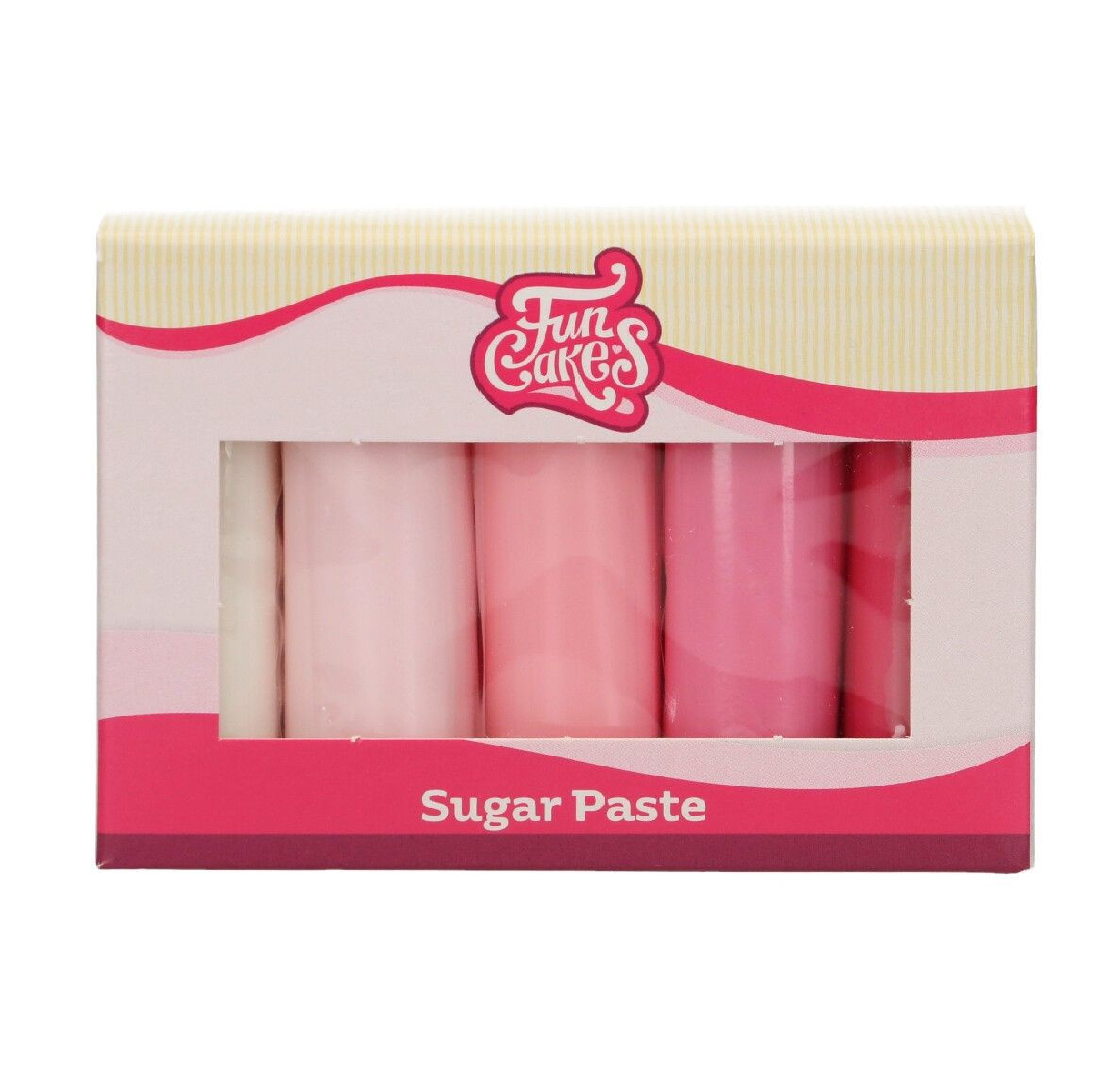 Bez tytułu FUN CAKES MASA CUKROWA PINK COLOUR PALETTE 5X100g - obrazek 1