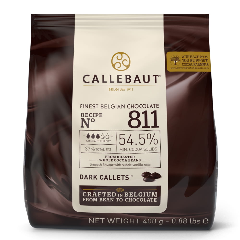 Czekolada-deserowa-54,5-Callebaut-Receptura-811-400g CZEKOLADA CIEMNA CALLEBAUT 811 0,4KG - obrazek 1