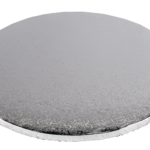 PODKŁAD CUKIERNICZY 25CM SREBRNY