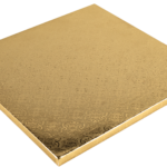 PODKŁAD CUKIERNICZY 25X25 ZŁOTY