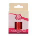FARBKA JADALNA METALICZNA CZERWONA 30ML