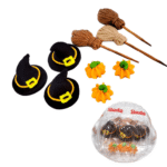 ZESTAW HALLOWEEN MIOTŁY I KAPELUSZE - obrazek 2