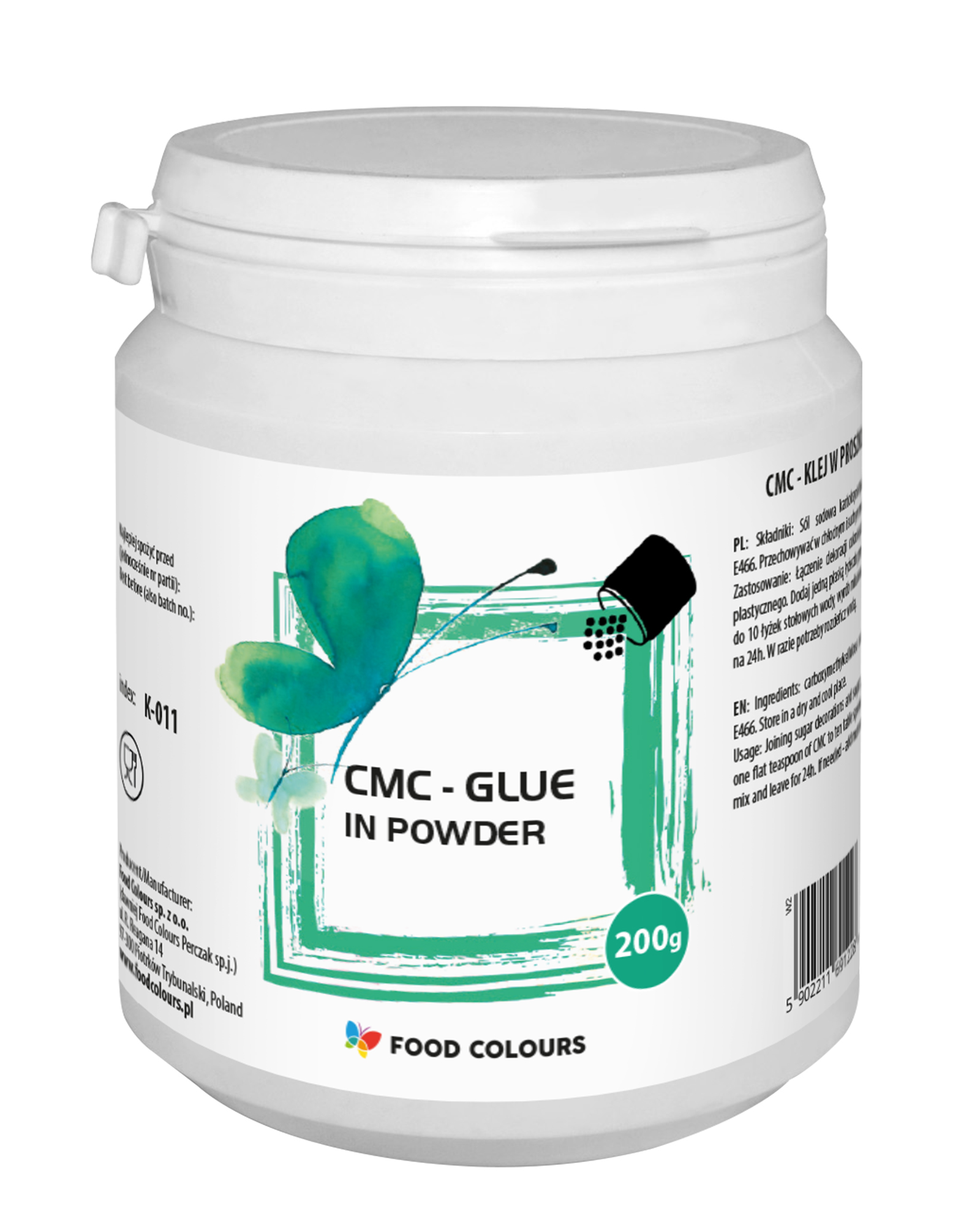 K-011 CMC KLEJ W PROSZKU CMC KLEJ W PROSZKU 200g - obrazek 1