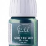 BARWNIK FRACTAL GOLDEN EMERALD METALLINKFOOD PAINT 30g