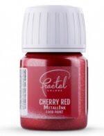 BARWNIK FRACTAL ANTIQUE CHERRY RED METALLINKFOODPAINT 30g