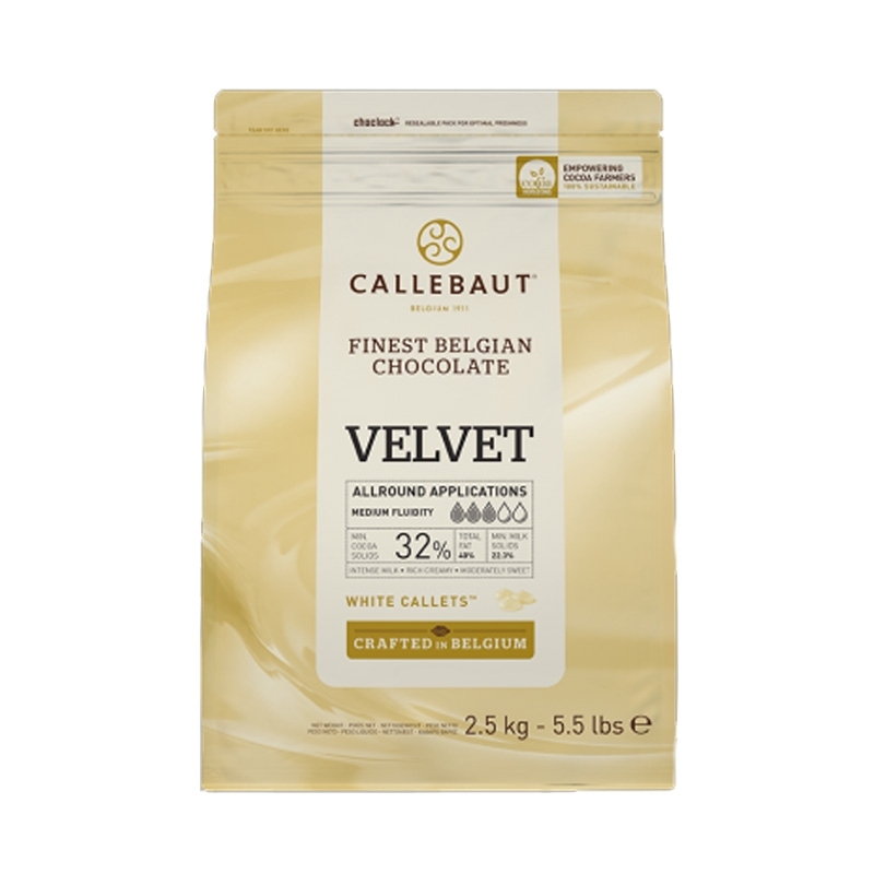 callebaut-czekolada-biala-velvet-32-2-5kg.2 CZEKOLADA BIAŁA VELVET CALLEBAUT 2,5KG - obrazek 1