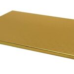 PODKŁAD POD TORT PROSTOKĄTNY ZŁOTY 30X40X1,2MM