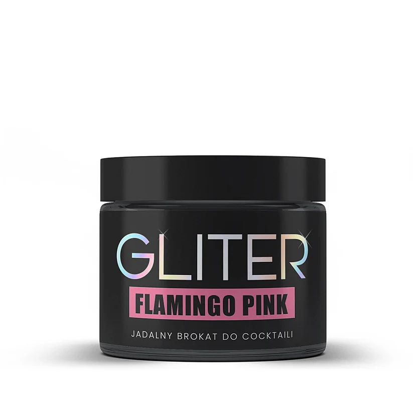 flamingo-pink-gliter-854611 (1) JADALNY BROKAT FLAMINGO PINK GLITER SŁODKI BUFET - obrazek 1