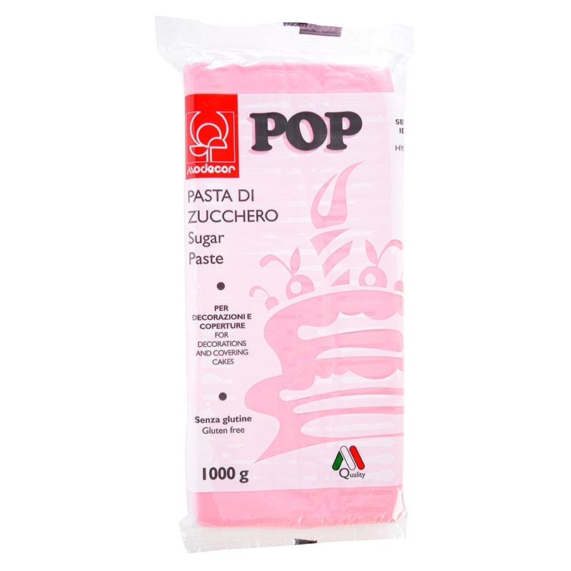 modecor-lukier-plastyczny-rozowy-pop-1kg.2 MASA CUKROWA RÓŻOWY 1KG MODECOR - obrazek 1