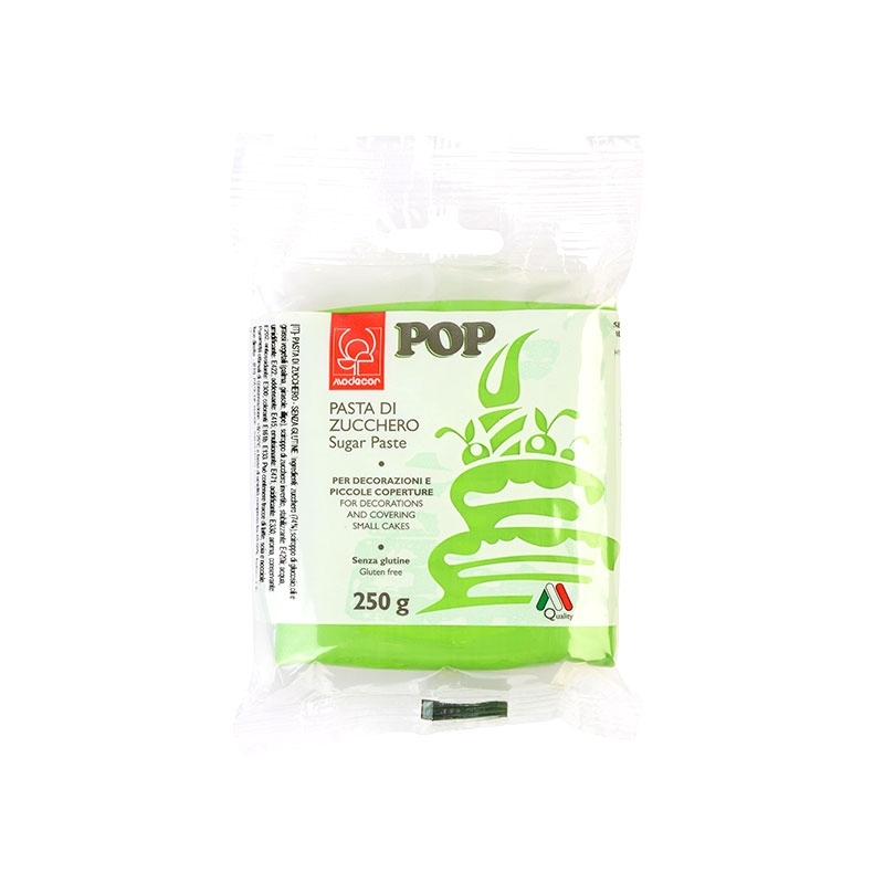 modecor-lukier-plastyczny-zielony-pop-250g.2 MASA CUKROWA ZIELONY 250G MODECOR - obrazek 1