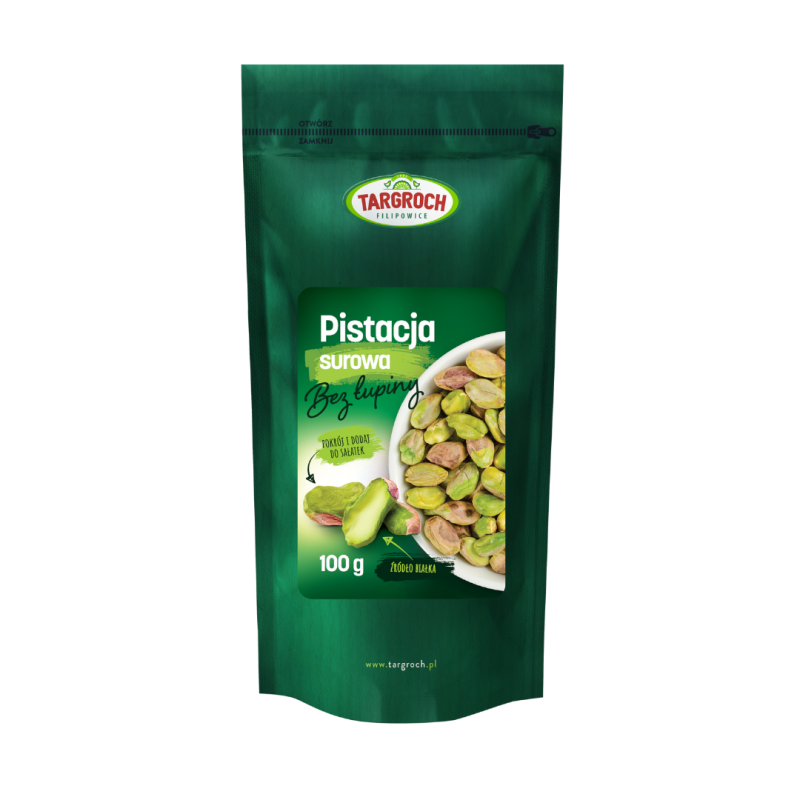 pistacje-luskane-surowe PISTACJE SUROWE BEZ ŁUPINY 100g - obrazek 1