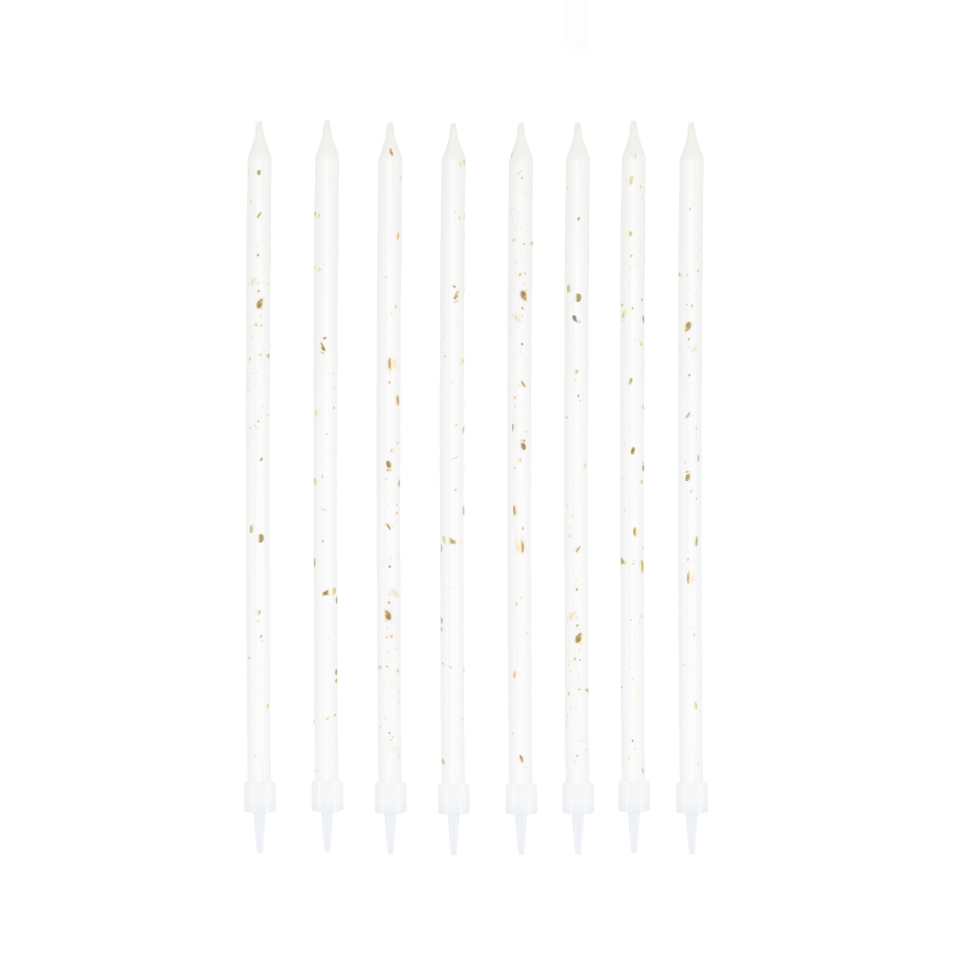 product-image-0 (1) ŚWIECZKI URODZINOWE DŁUGIE BIAŁO-ZŁOTE 8SZT. - obrazek 1