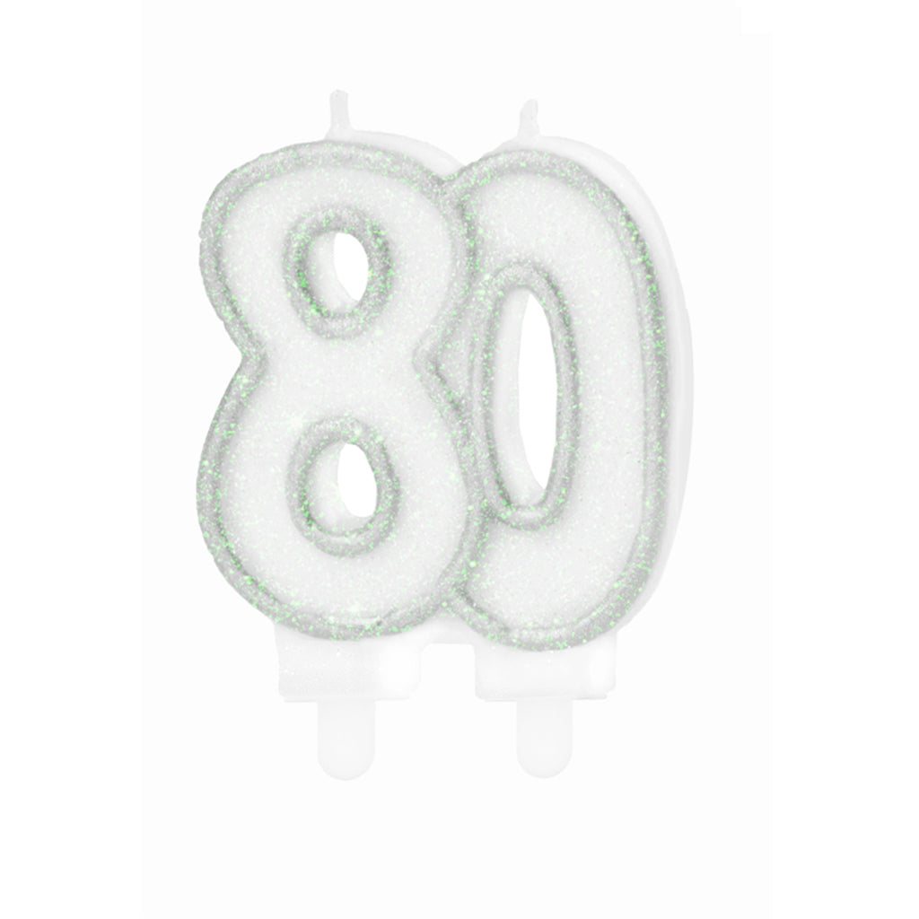product-image-0 (2) ŚWIECZKA CYFRA SREBRNA 80 - obrazek 1