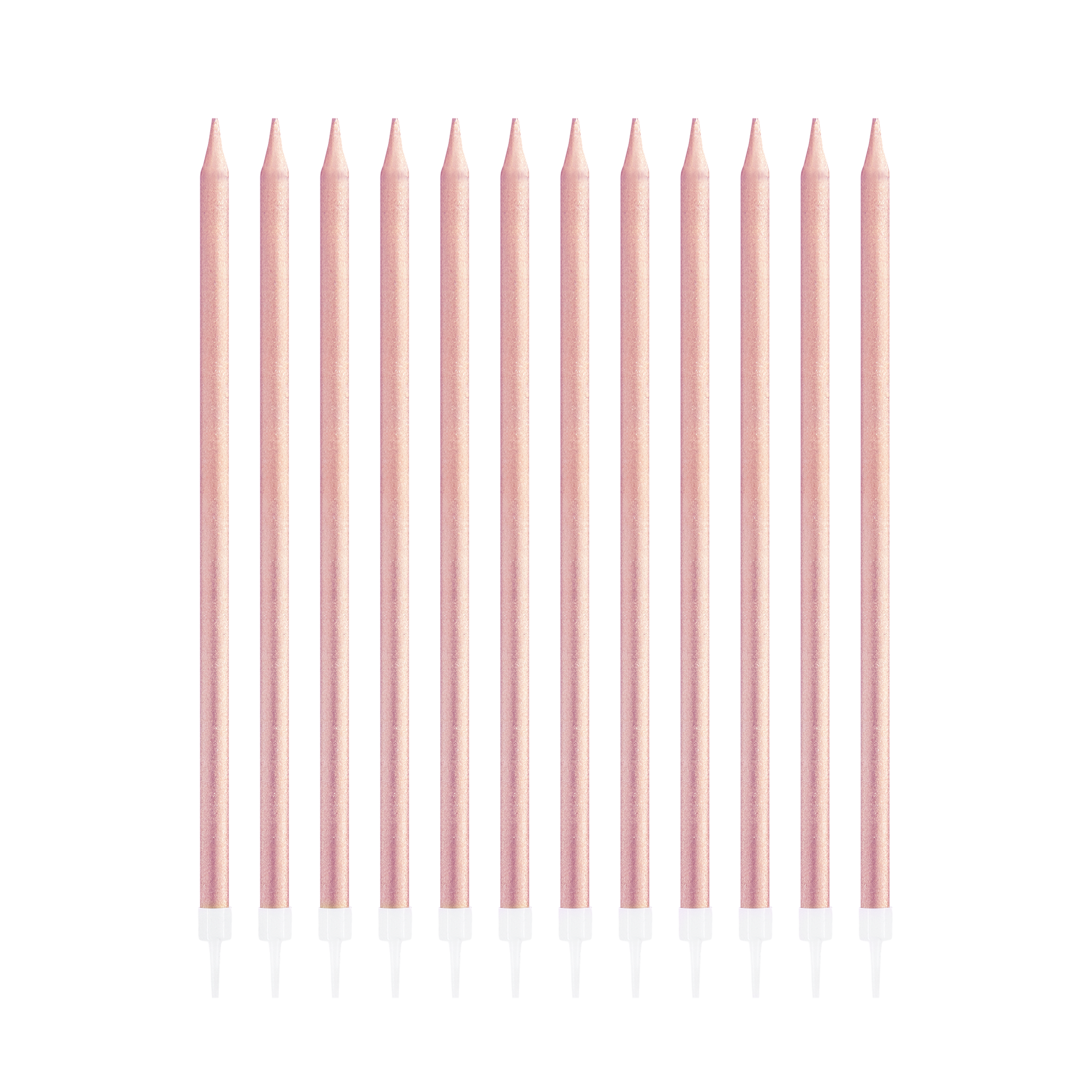 product-image-0 (7) ŚWIECZKI URODZINOWE DŁUGIE ROSE GOLD 12SZT. - obrazek 1